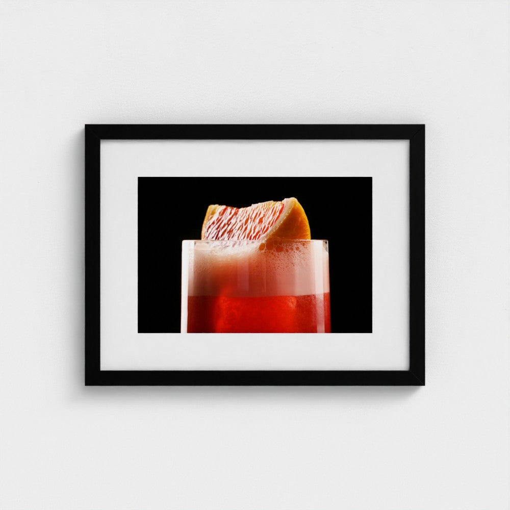'Blood Orange Garibaldi' | Cocktail Series Art Print – Difford's Shop